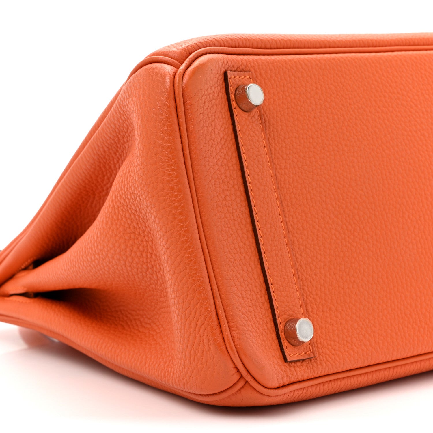 Hermes Togo Birkin 30 Orange 10 of 13