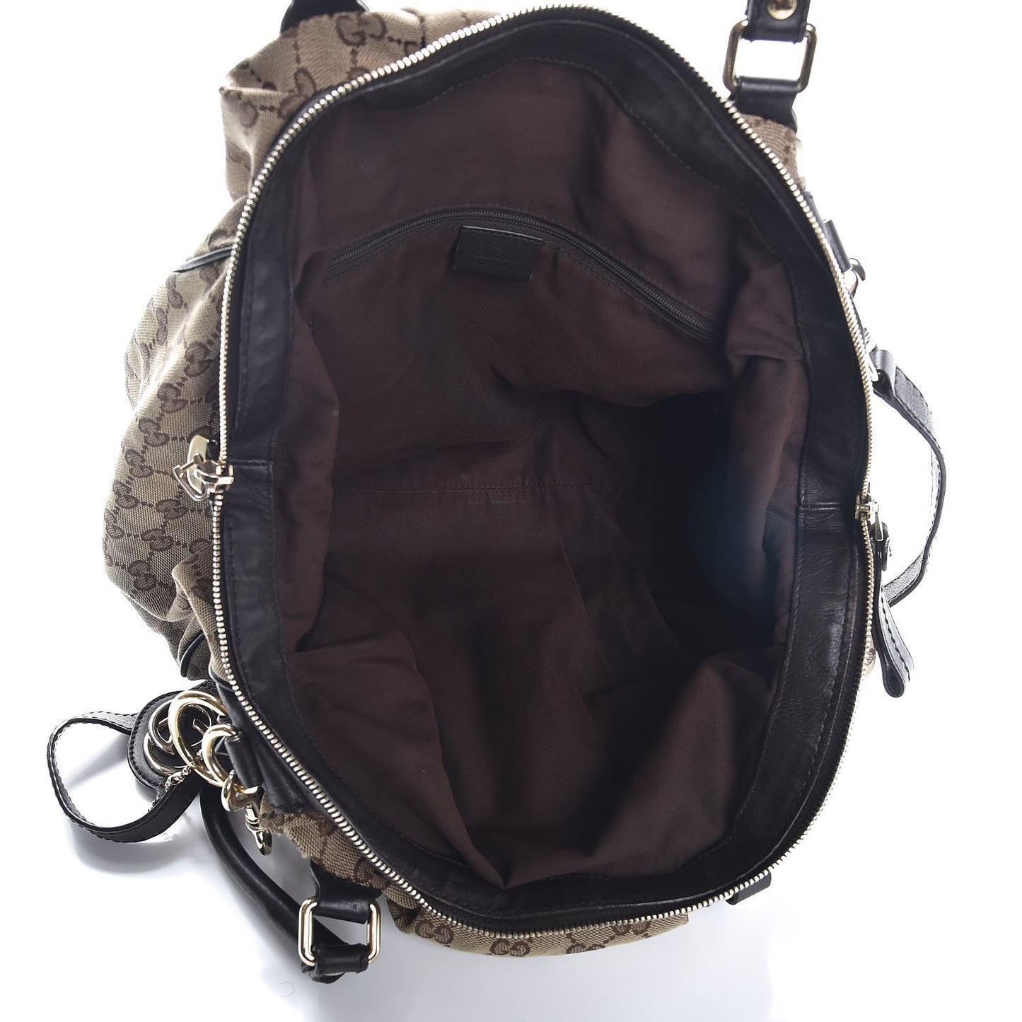 Monogram Medium Sukey Boston Bag Brown