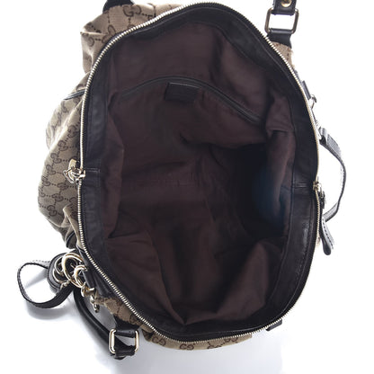 Gucci Monogram Medium Sukey Boston Bag Brown 6 of 9