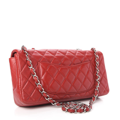 Chanel Caviar Quilted East West Flap Red 3 of 11