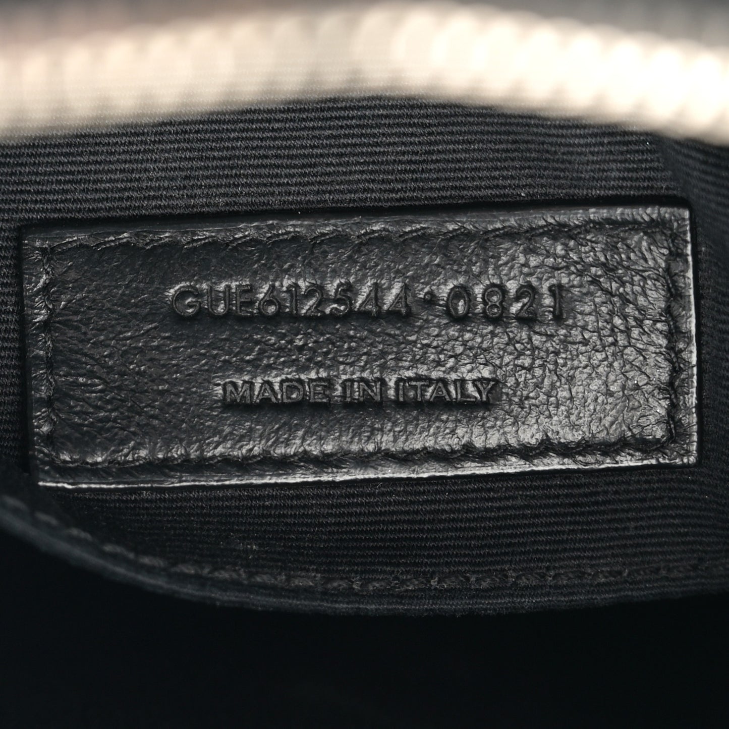 Calfskin Matelasse Monogram Lou Camera Bag Black
