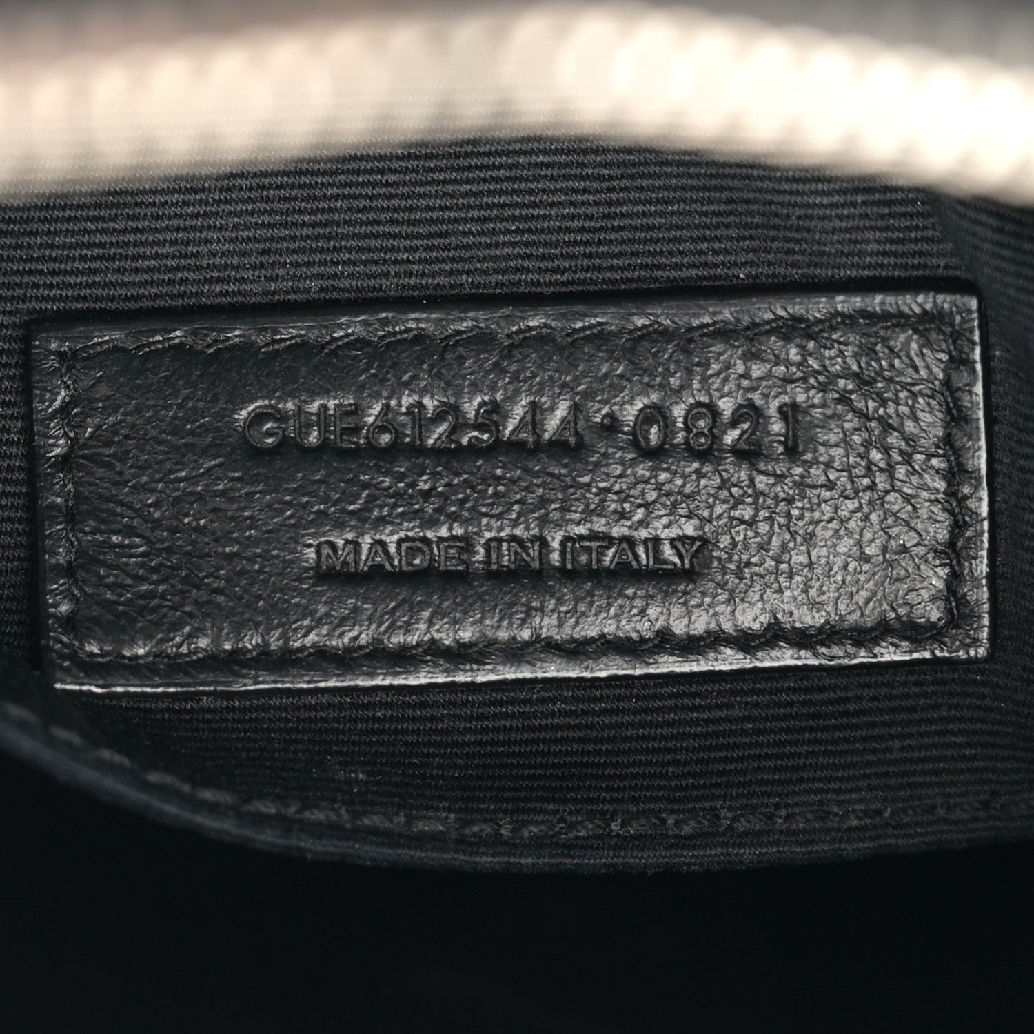 Saint Laurent Calfskin Matelasse Monogram Lou Camera Bag Black 7 of 14