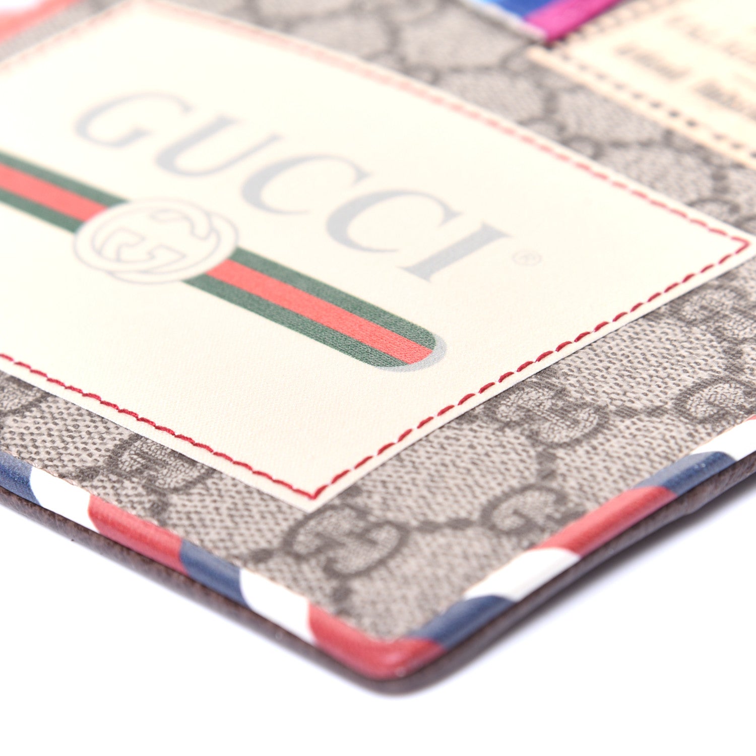 Gucci GG Supreme Monogram Courrier Documents Holder Beige New Acero 7 of 12