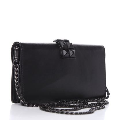 Prada City Calfskin Studded Mini Elektra Crossbody Bag Black 3 of 11