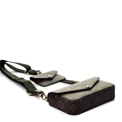 Louis Vuitton Monogram Felicie Strap & Go Kaki 4 of 9