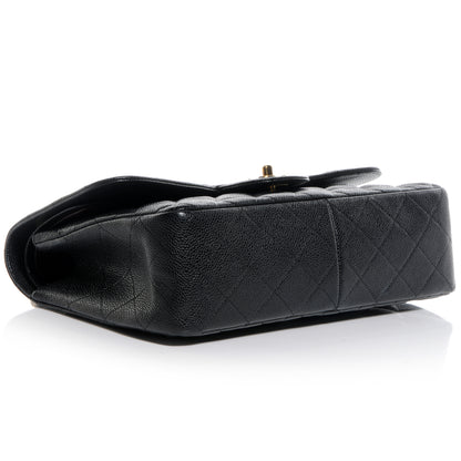 Chanel Caviar Quilted Jumbo Double Flap Black 5 of 9