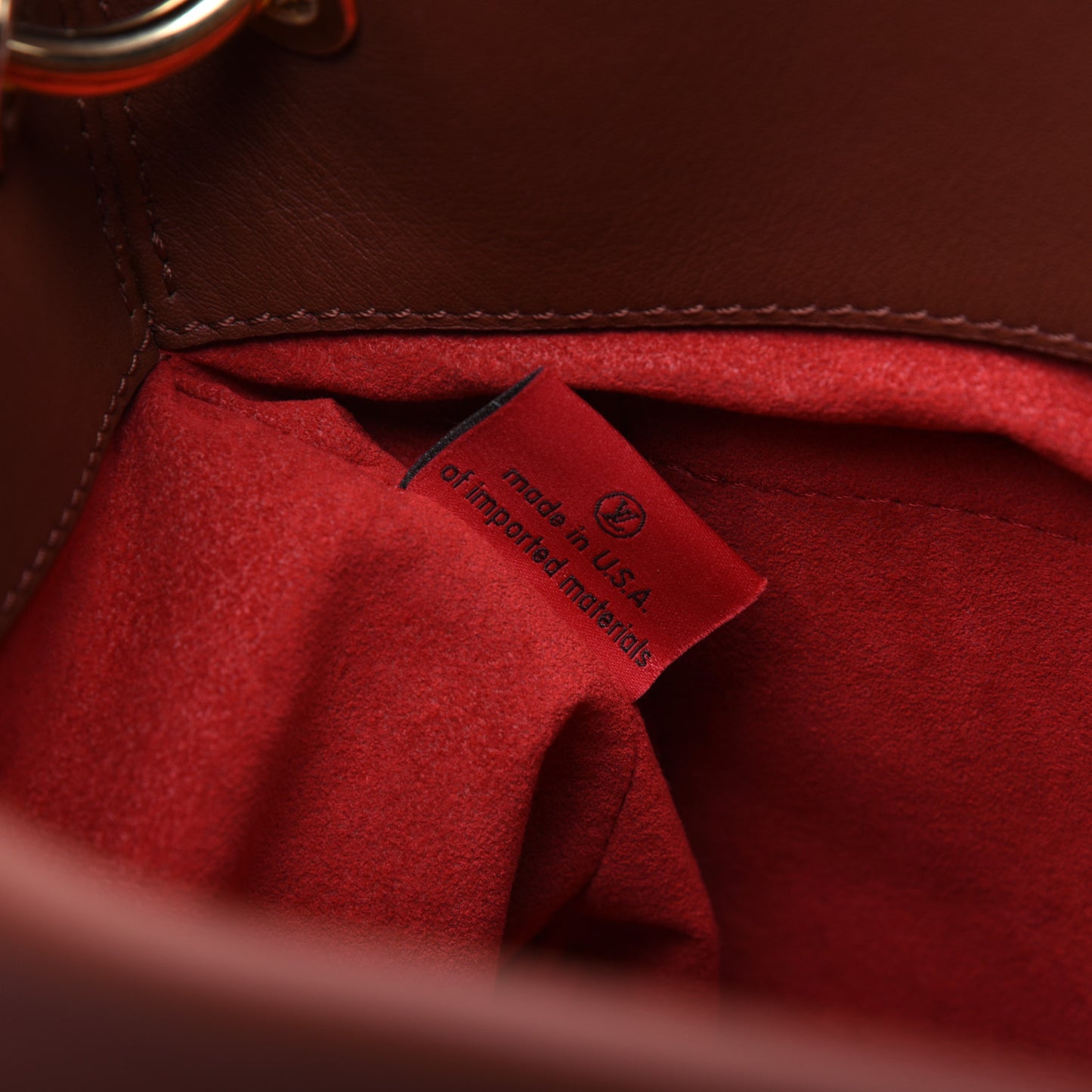 Monogram Tuileries Besace Caramel Rouge