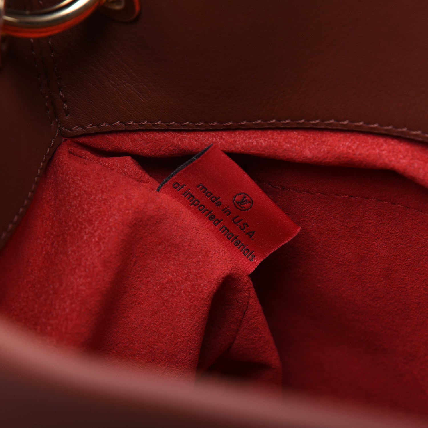 Louis Vuitton Monogram Tuileries Besace Caramel Rouge 9 of 21
