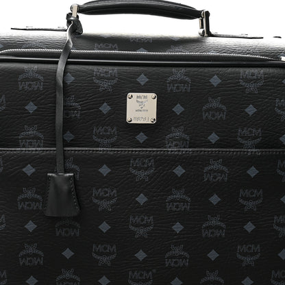 MCM Visetos Small Traveler Trolley Whelled Suitcase Black 7 of 12