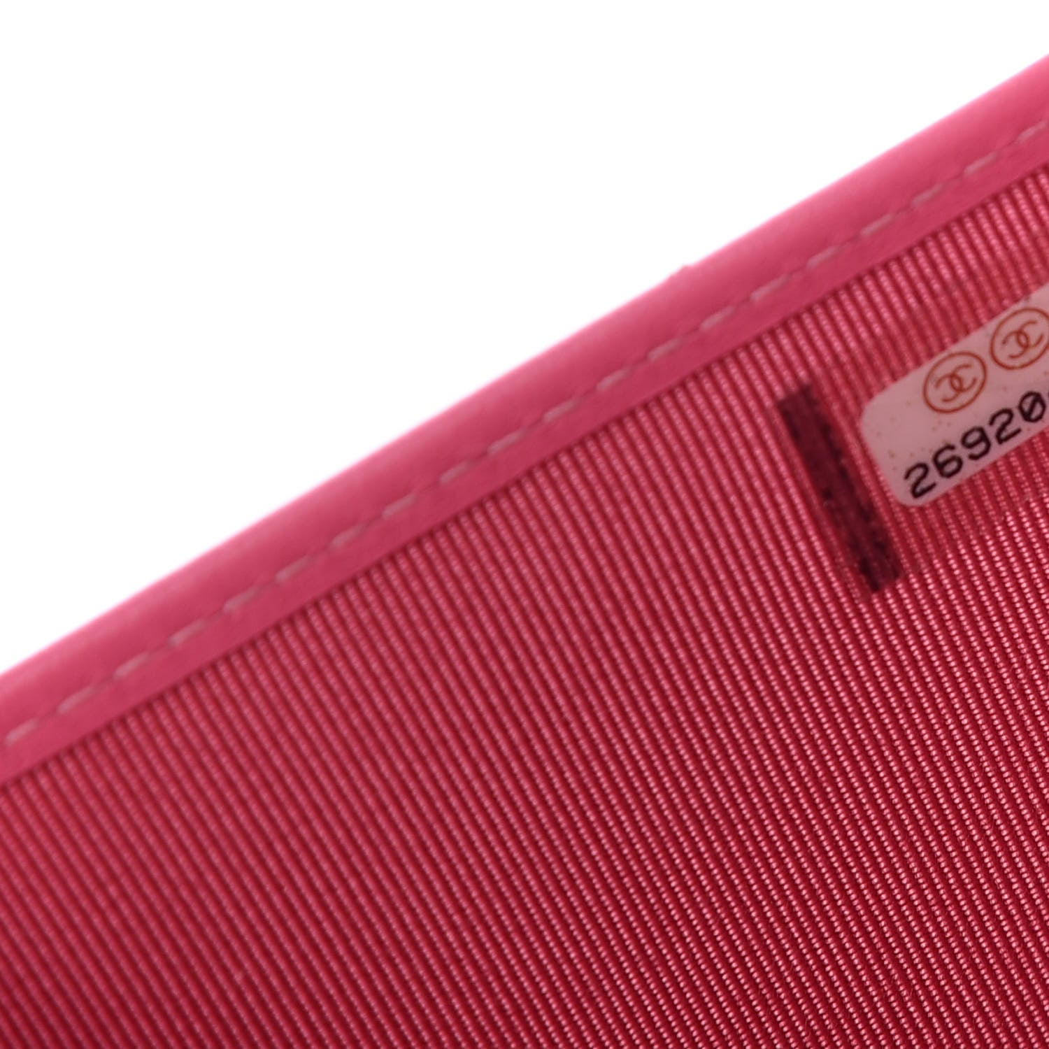 Chanel Caviar Quilted Compact Flap Wallet Pink 7 of 7