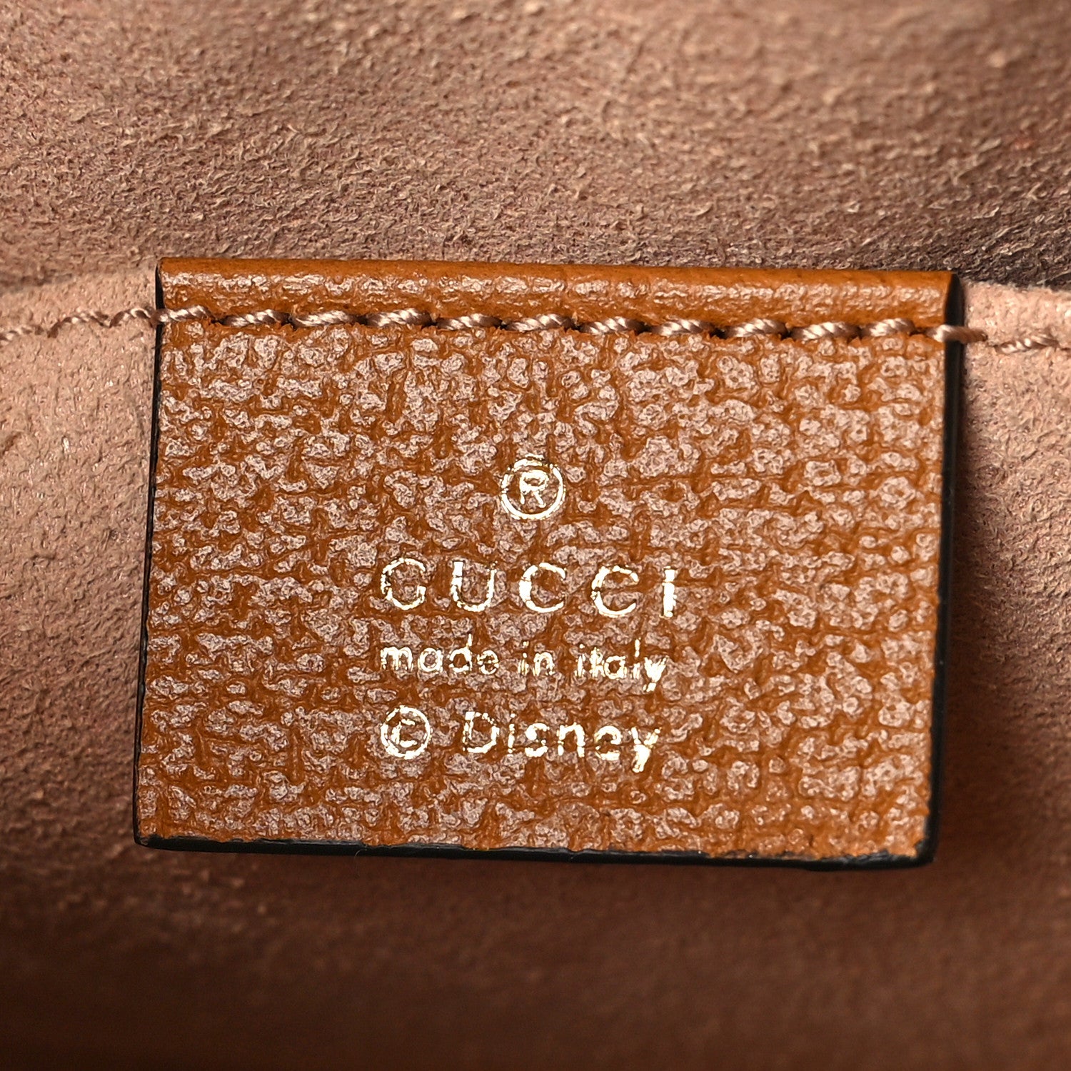 Gucci X DISNEY Mini Vintage GG Supreme Monogram Mickey Mouse Shoulder Bag Beige Vintage Sun Oil 6 of 9