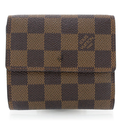 Louis Vuitton Damier Ebene Elise Wallet 1 of 6