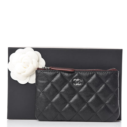 Chanel Caviar Quilted Small Cosmetic Case Black 8 of 8