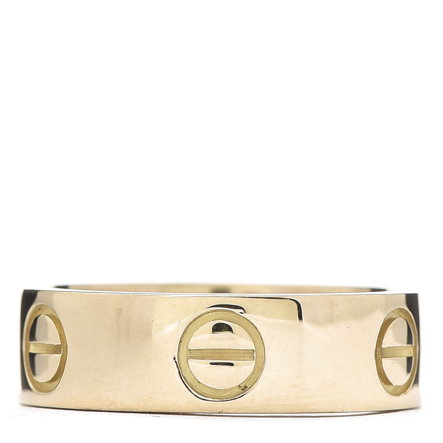 18K Yellow Gold 5.5mm LOVE Ring 50 5.25