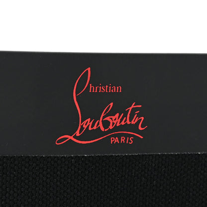 Christian Louboutin Braided Canvas Small Cabalace Shopper Tote Black 6 of 9