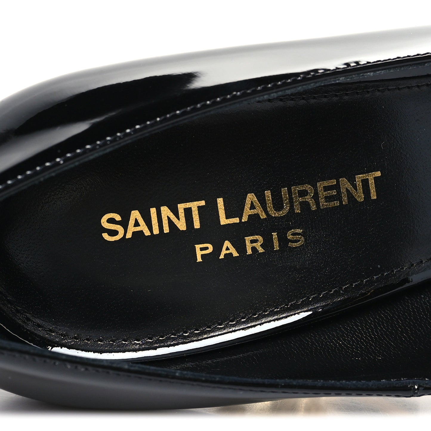 Patent Opyum 110 Pumps 38.5 Black Gold