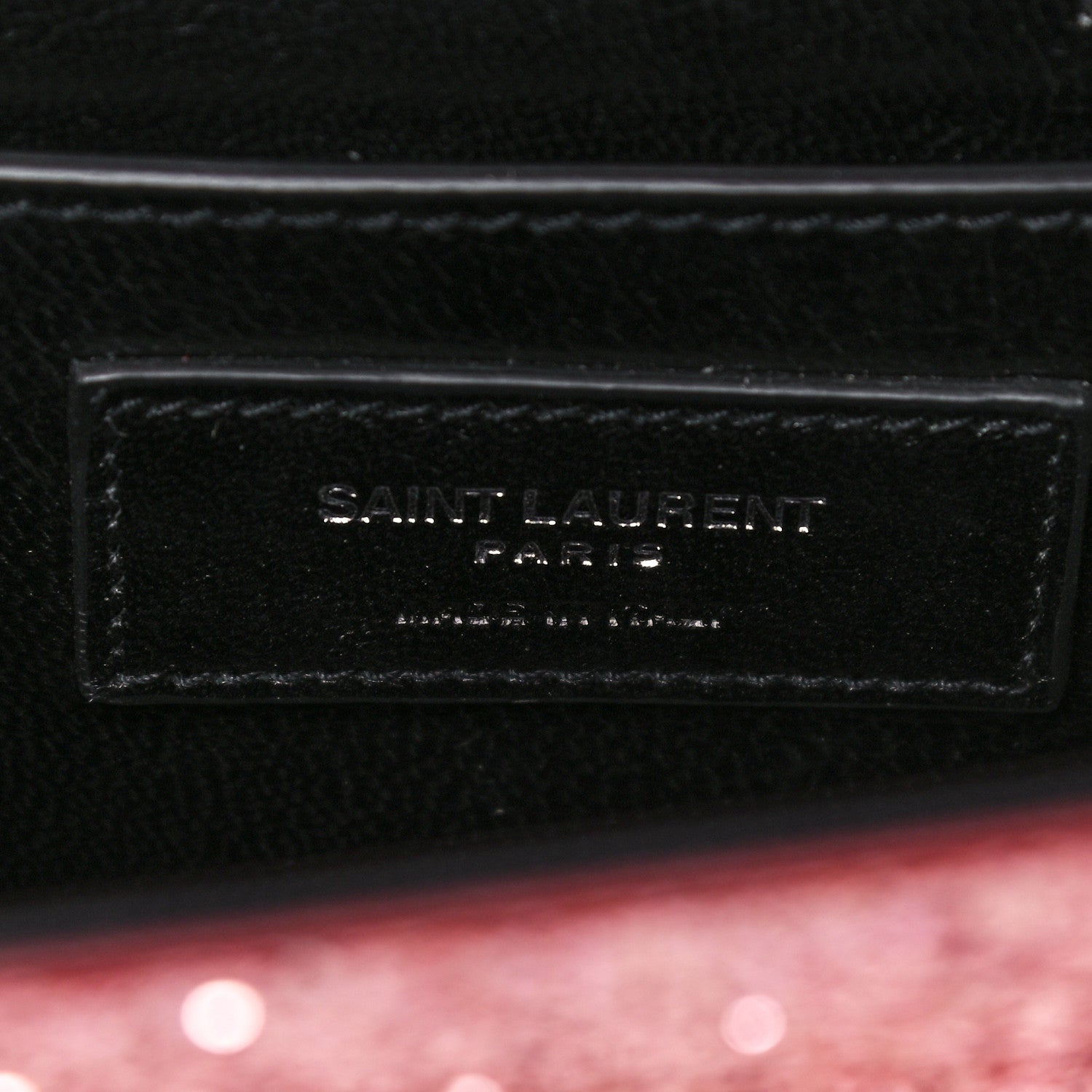 Saint Laurent Glitter Monogram Galactica Satchel Pink 6 of 19