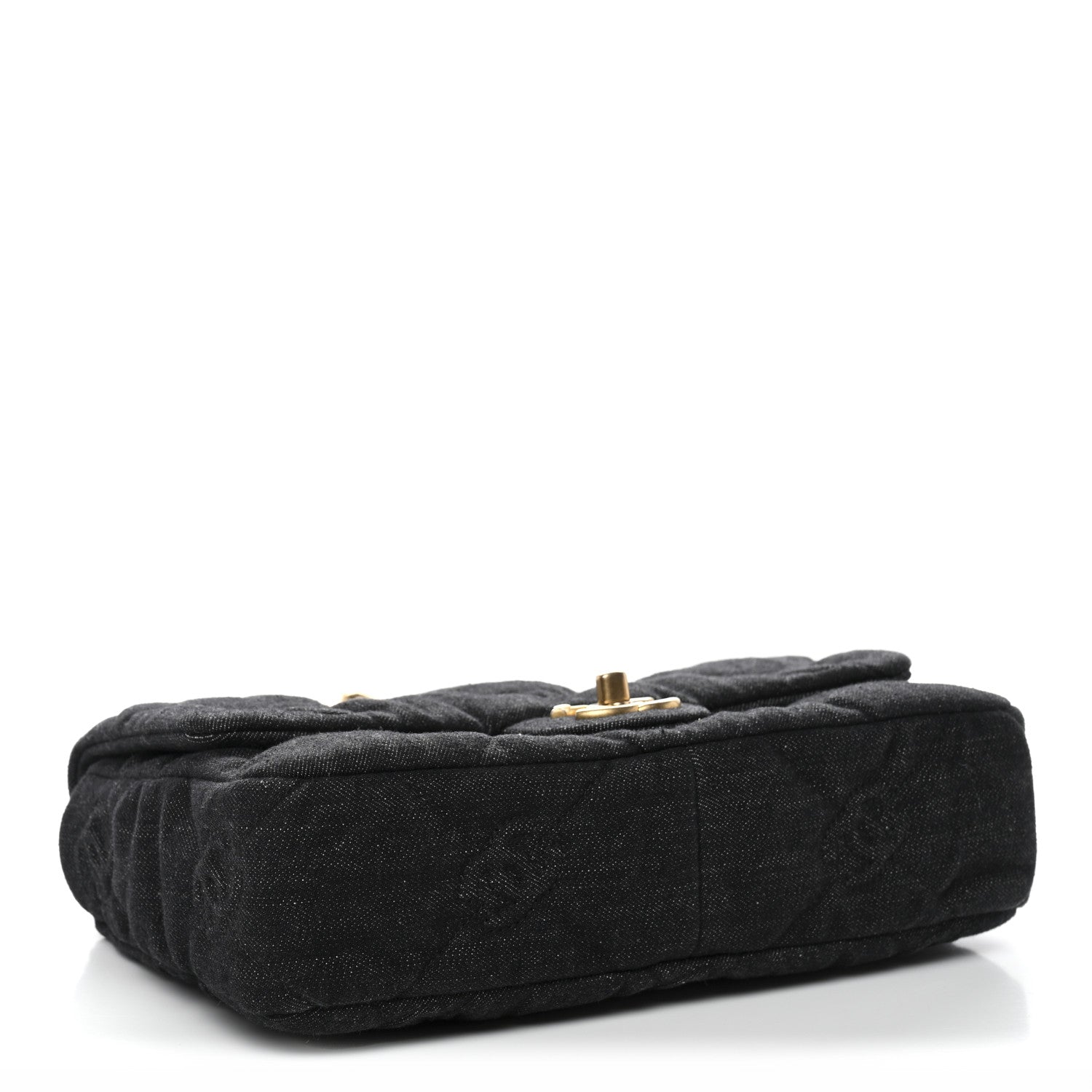 Chanel Denim Quilted Medium Funky Town Flap Black 4 of 11