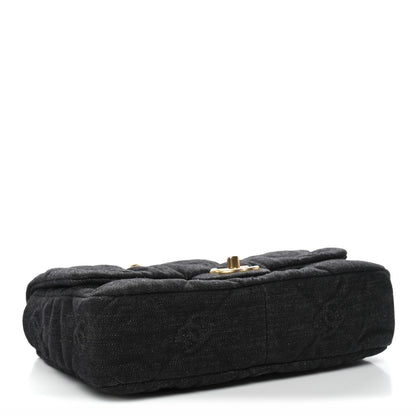 Chanel Denim Quilted Medium Funky Town Flap Black 4 of 11