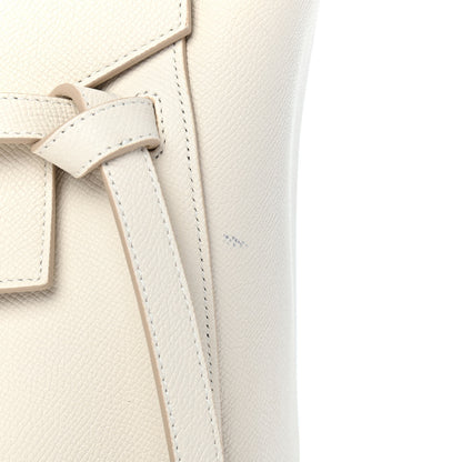 Celine Grained Calfskin Mini Belt Bag White 10 of 10