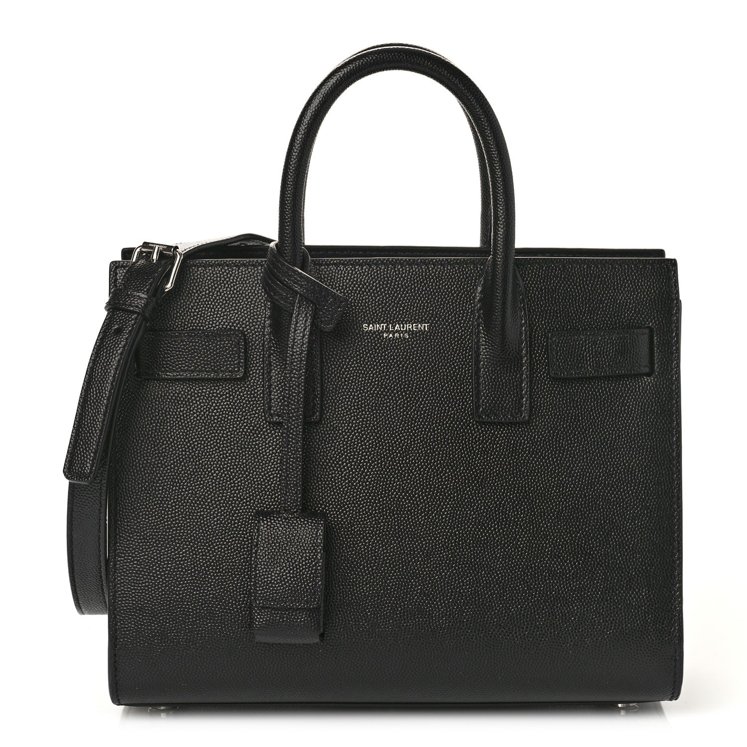 Saint Laurent Grain de Poudre Nano Sac De Jour Black 1 of 9