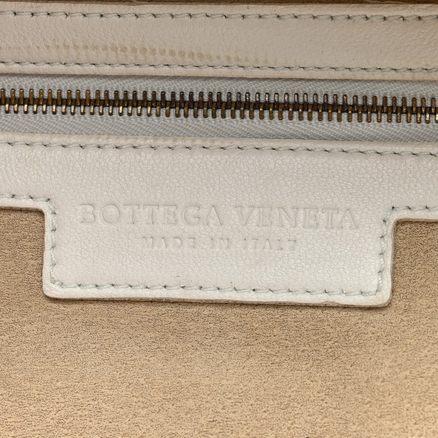 Nappa Intrecciato Montaigne Bag White