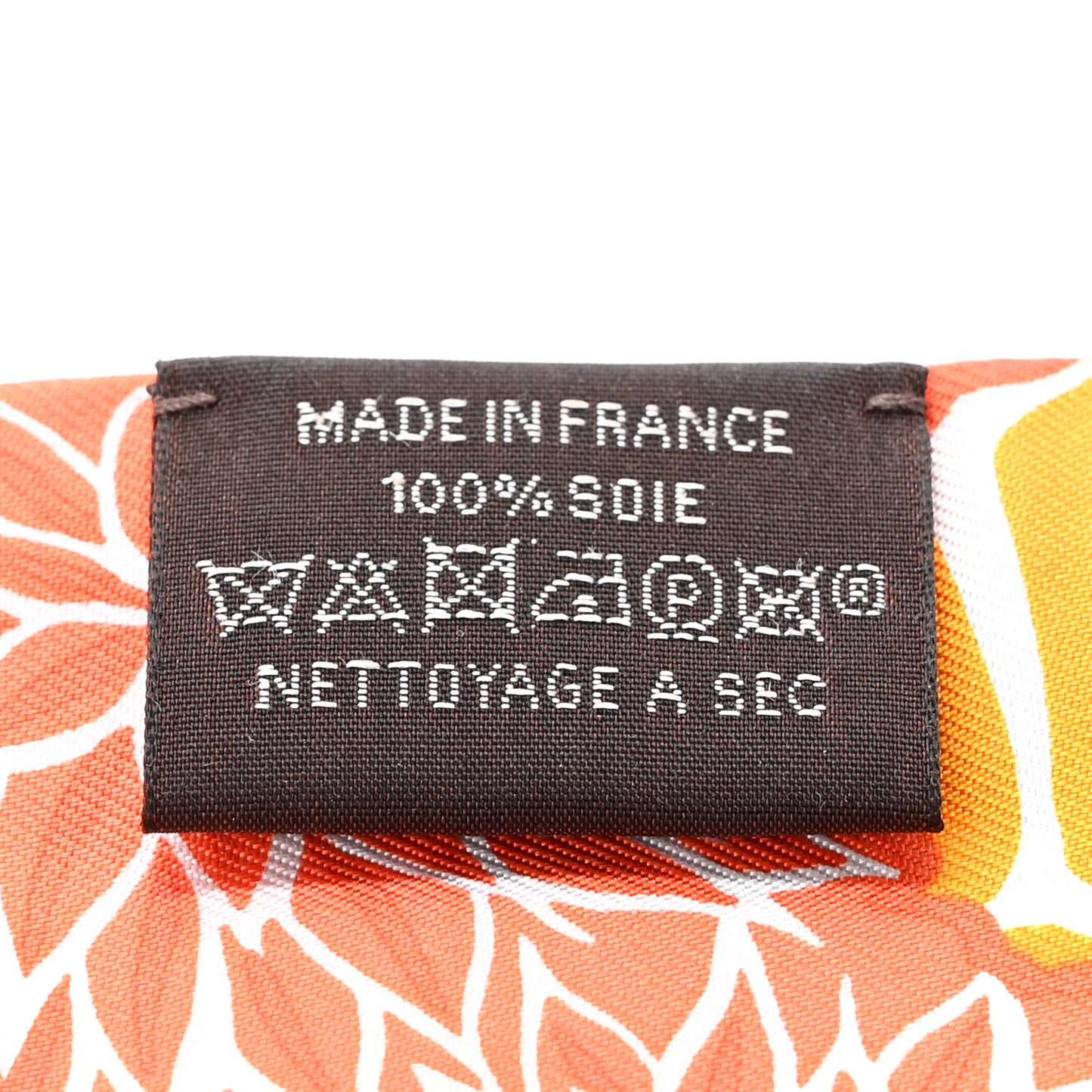 Silk The Three Graces Twilly Orange Mangue Anthracite