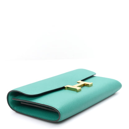 Hermes Epsom Constance Long To Go Wallet Vert Verone 4 of 10