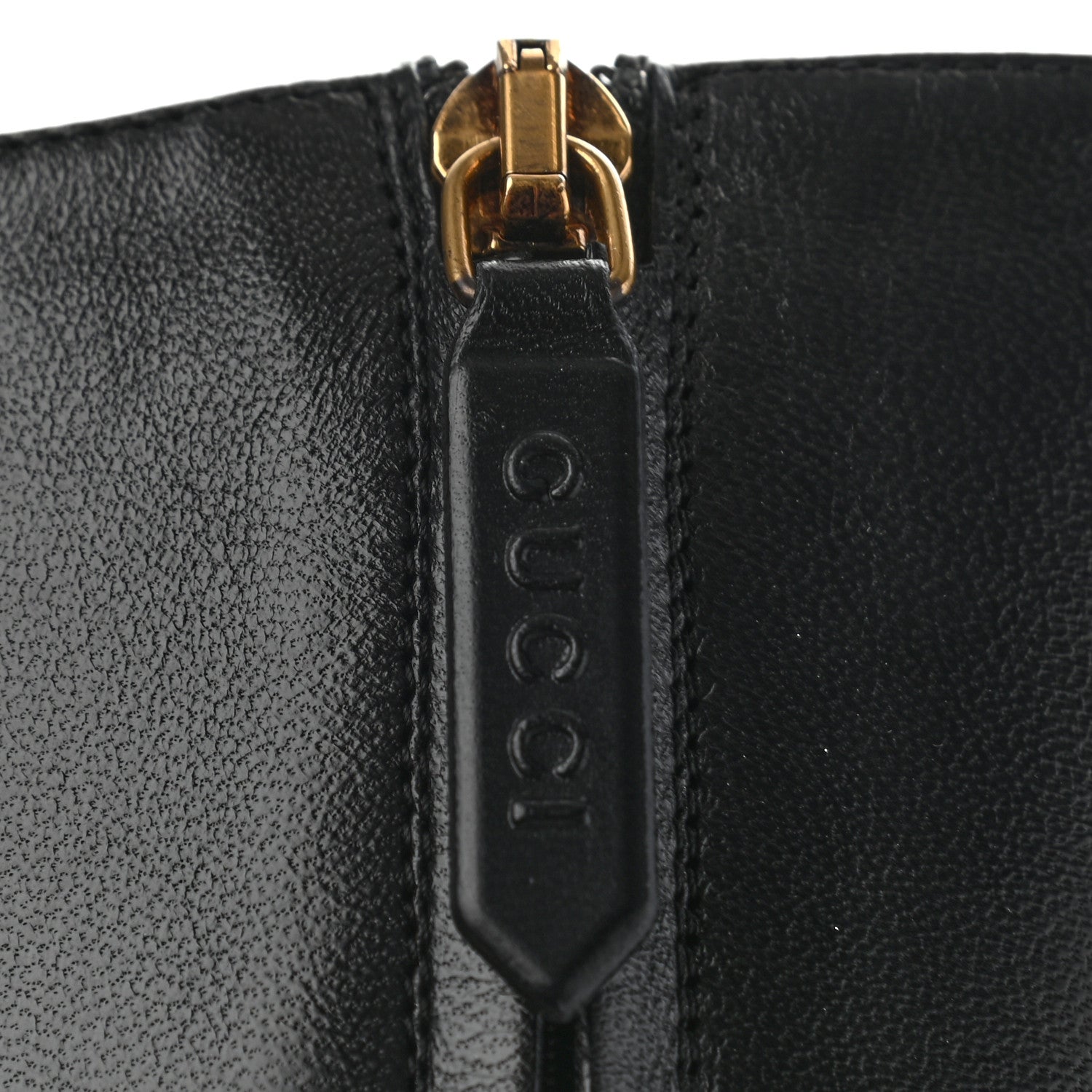 Gucci Nappa Zumi Mid Ankle Boots 37.5 Black 9 of 12