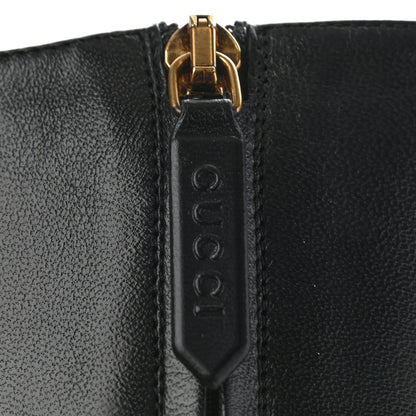 Gucci Nappa Zumi Mid Ankle Boots 37.5 Black 9 of 12