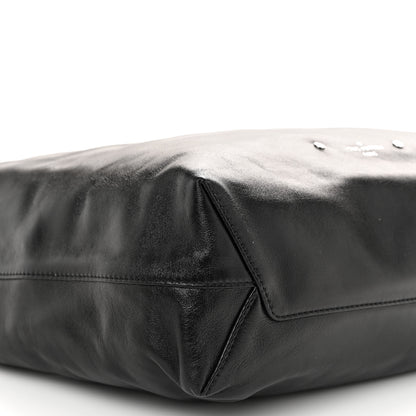 Louis Vuitton Calfskin Monogram Atlantis Vibe MM Black 9 of 10