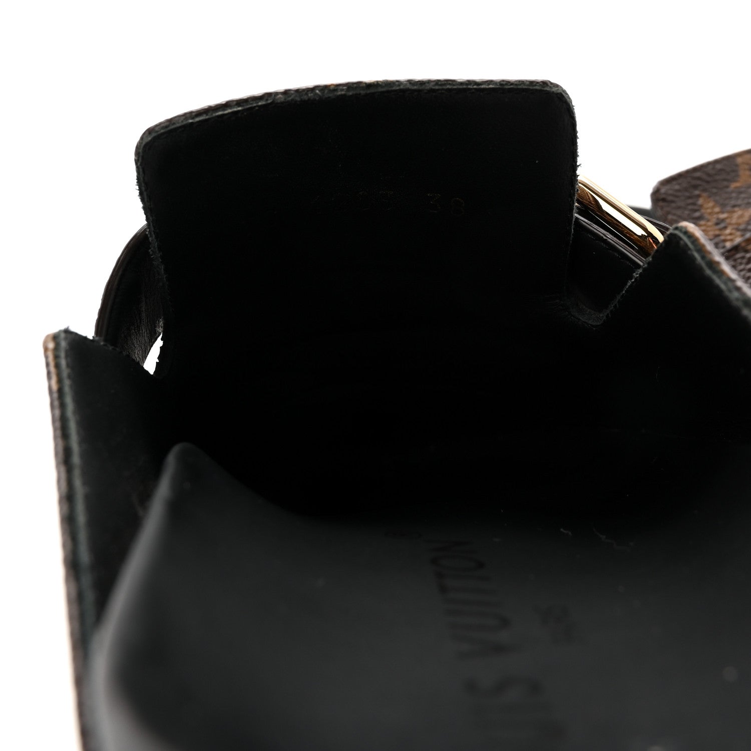 Louis Vuitton Patent Monogram Womens Cosy Flat Comfort Clog Mules 38 Brown 9 of 9