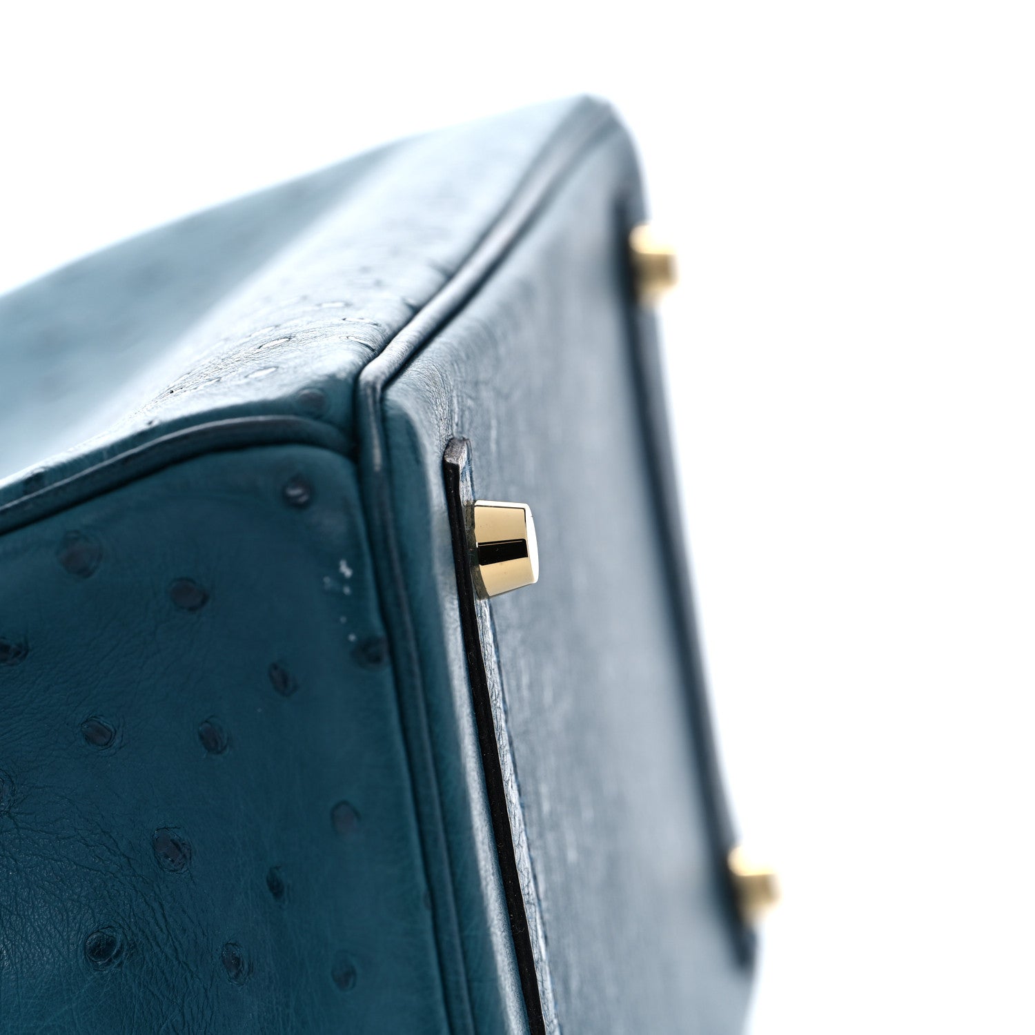 Hermes Ostrich Birkin 30 Cobalt 7 of 45