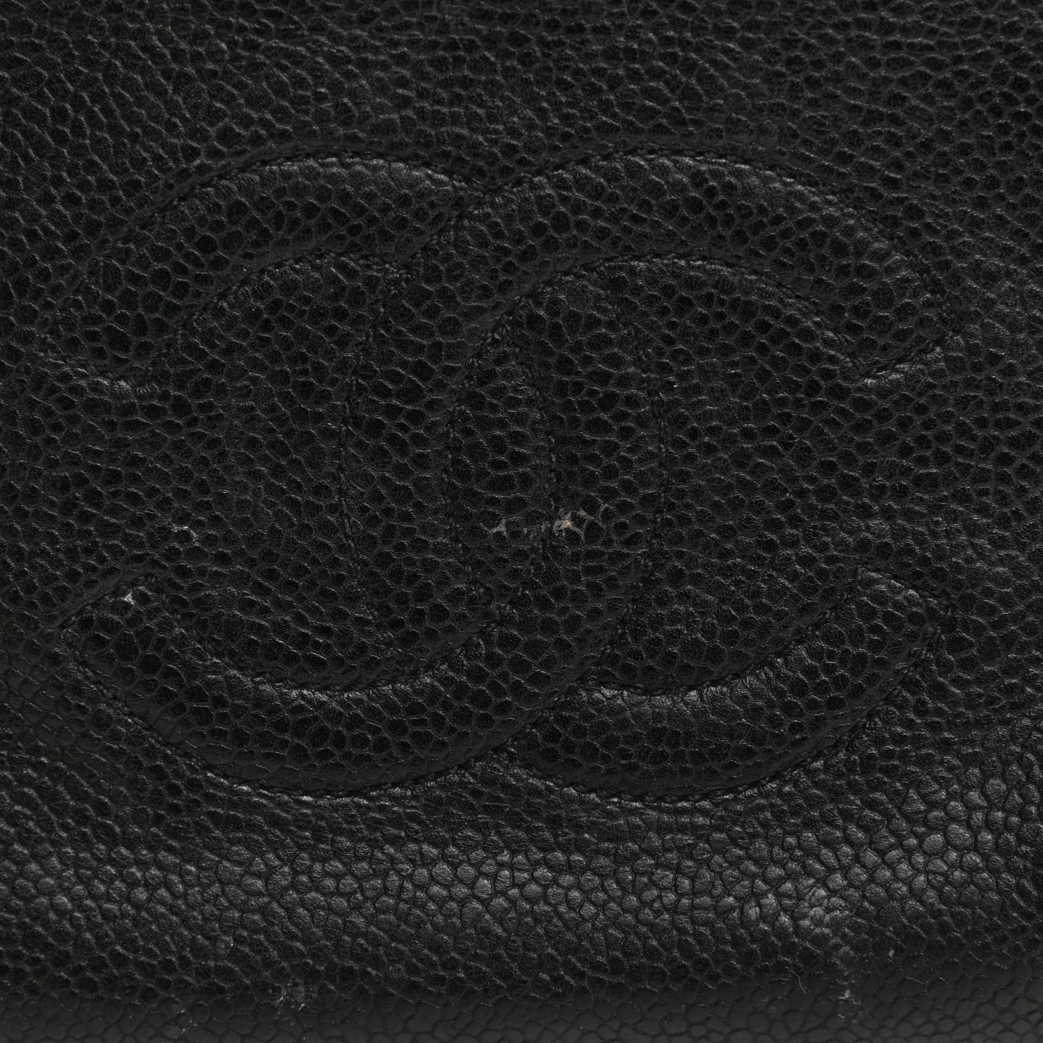 Chanel Caviar CC Cosmetic Pouch Black 8 of 12