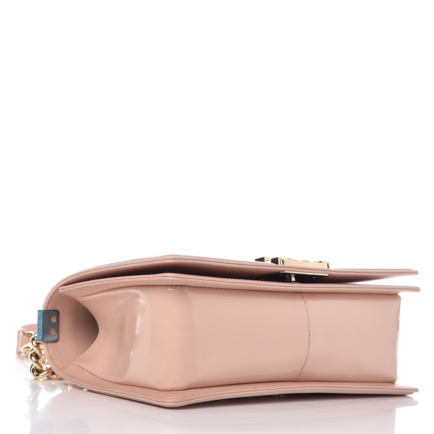 Chanel Iridescent Calfskin Quilted Medium Boy Flap Light Pink 4 of 12