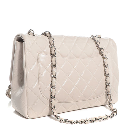 Chanel Caviar Jumbo Single Flap Light Beige 3 of 8