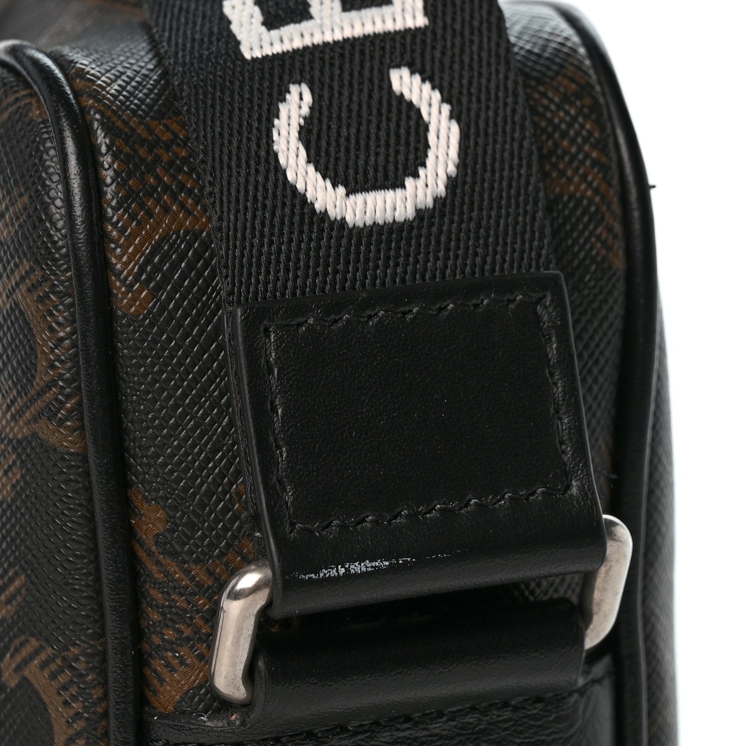 Celine Triomphe Canvas Medium Horizontal Messenger Bag Black 13 of 14
