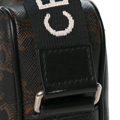 Celine Triomphe Canvas Medium Horizontal Messenger Bag Black 13 of 14