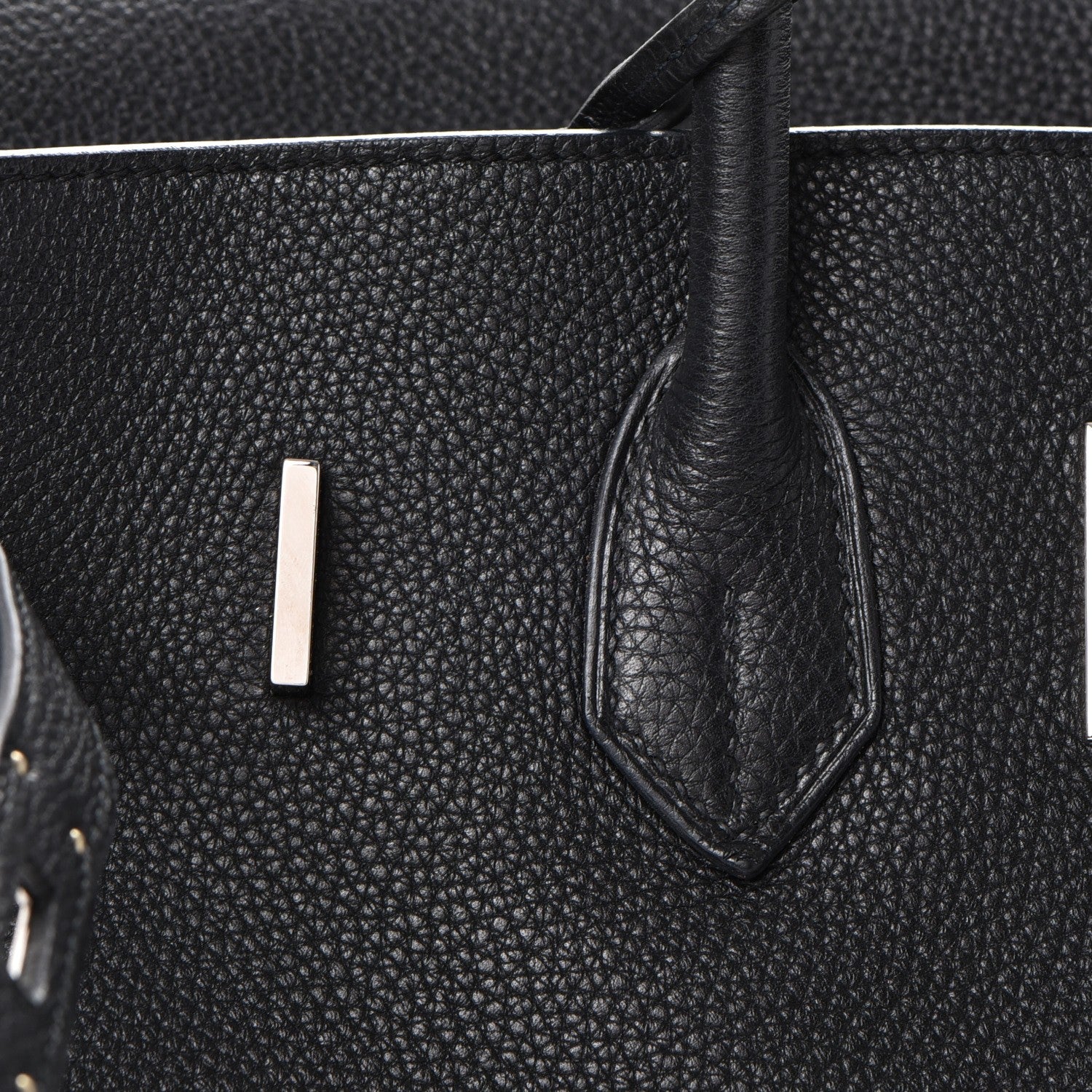 Hermes Taurillon Clemence Birkin 35 Black 18 of 37
