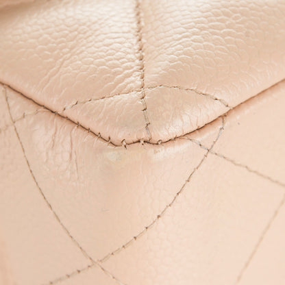 Chanel Caviar Quilted Jumbo Double Flap Beige Clair 8 of 9