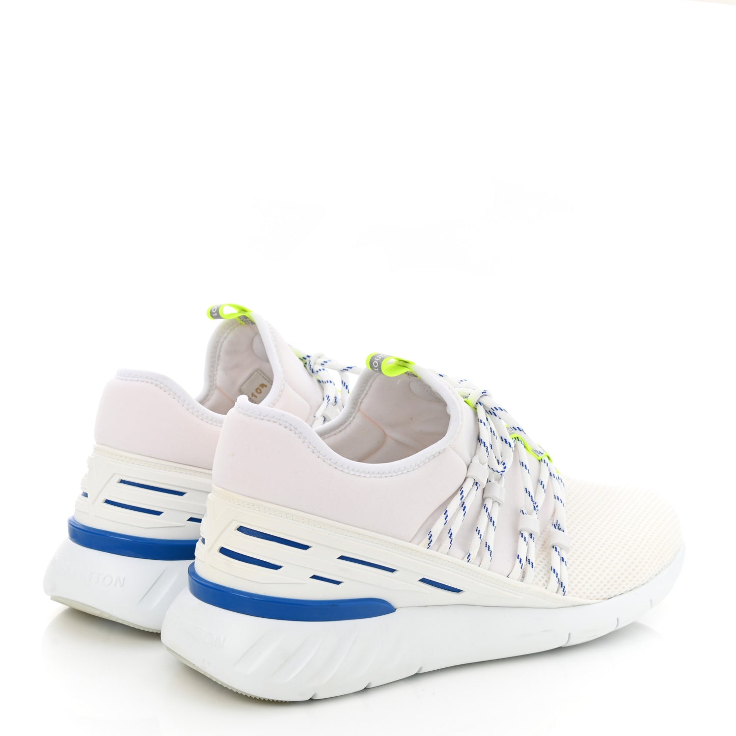 Neoprene Mesh Rubber Fastlane Low Sneaker 10.5 White