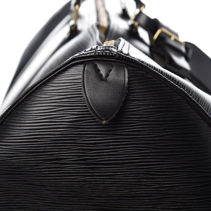 Louis Vuitton Epi Keepall 55 Black 7 of 14