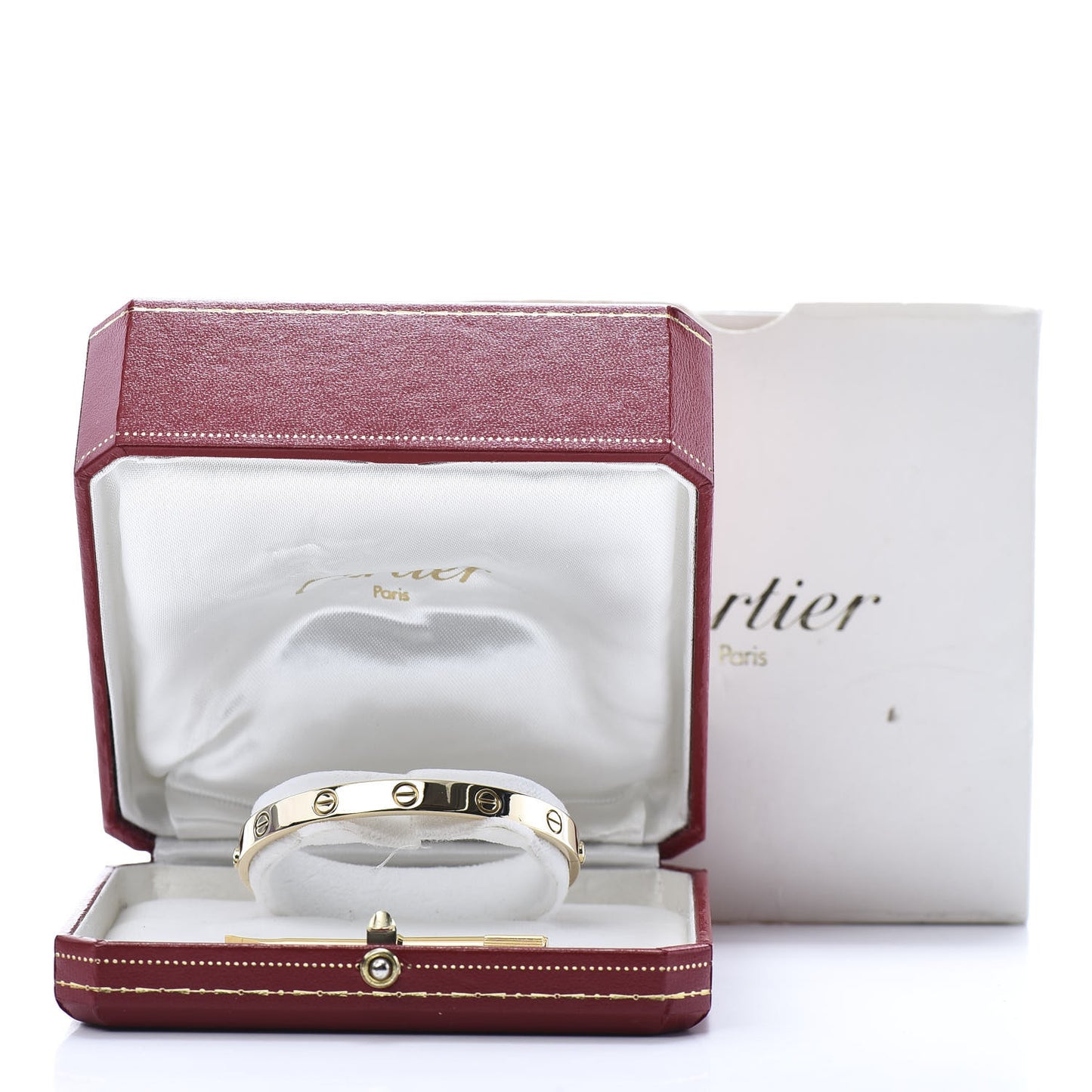 18K Yellow Gold LOVE Bracelet 17