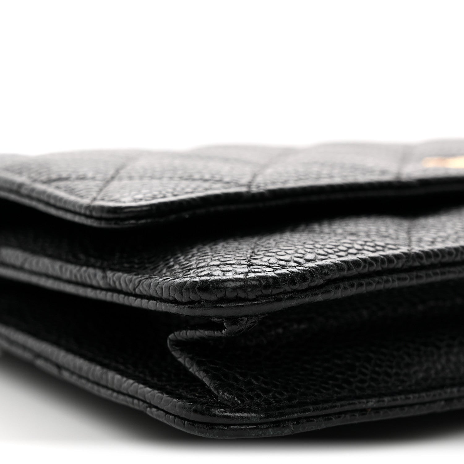Chanel Caviar Quilted Wallet On Chain WOC Black 10 of 12
