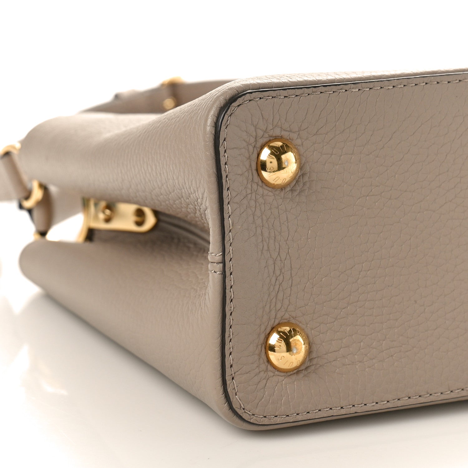 Louis Vuitton Taurillon Capucines PM Galet 8 of 9