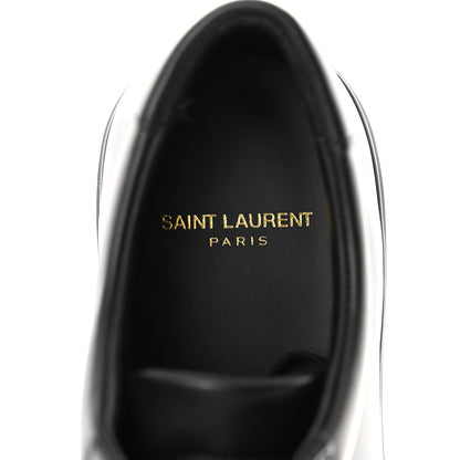 Saint Laurent Calfskin Andy Low Top Sneakers 39 Black 8 of 9