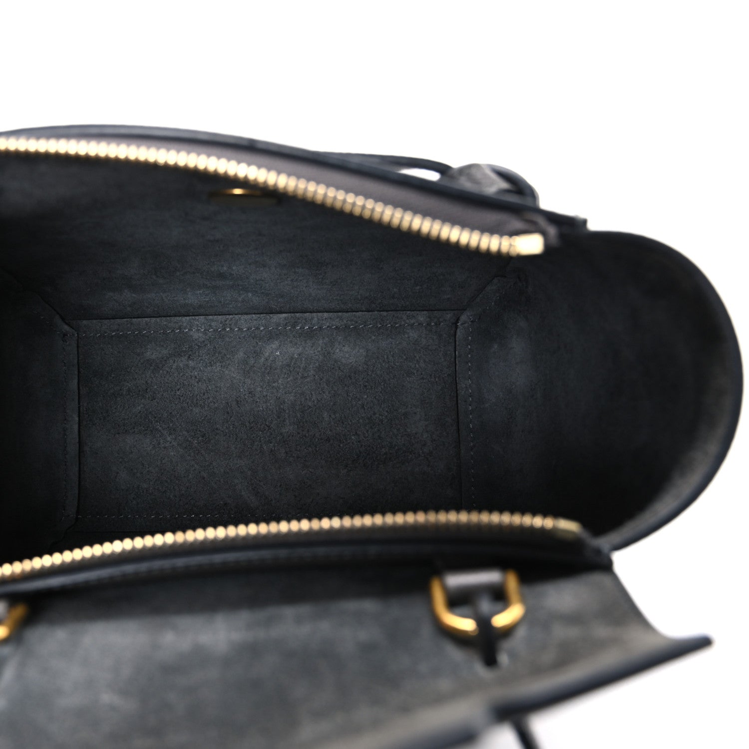 Celine Grained Calfskin Nano Belt Bag Grey 5 of 11