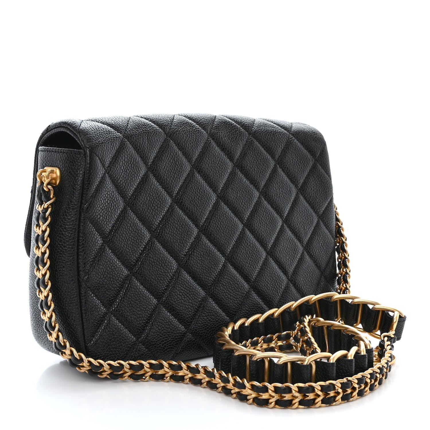 Chanel Caviar Quilted Chain Soul Flap Black 3 of 10