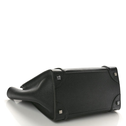Celine Smooth Calfskin Medium Phantom Luggage Black 4 of 10