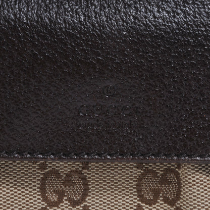 Gucci GG Monogram Web Double Pocket Belt Bag Dark Brown 5 of 8